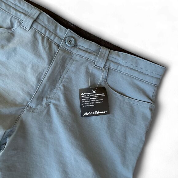 Eddie Bauer First Ascent Womens Guide Pro Fleece Lined Pants sz 10 TALL Graphite - Picture 3 of 10